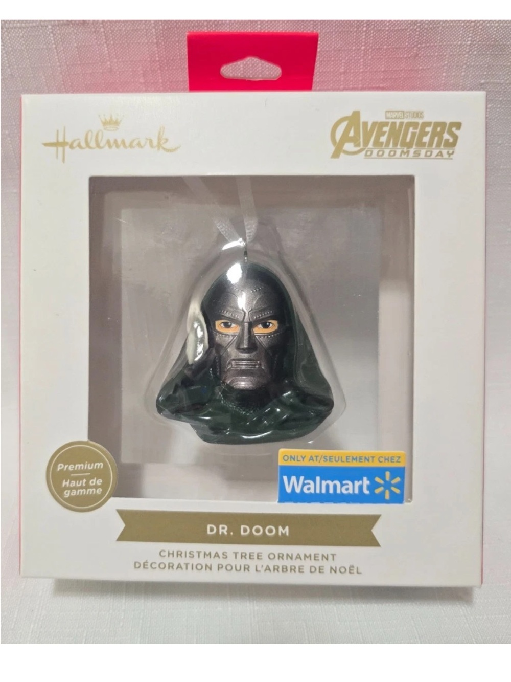 Hallmark Premium Avengers doomsday Dr. Doom  Ornament Walmart exclusive New 2026
